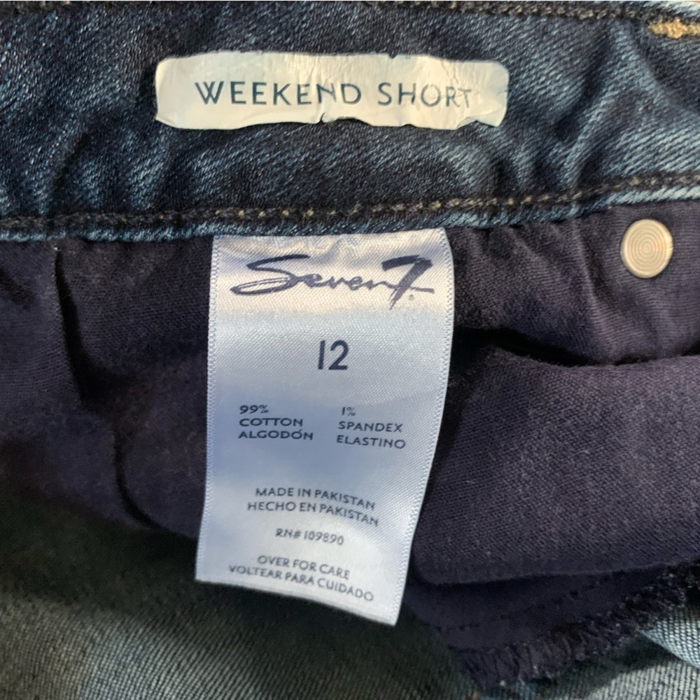 Seven7 Jean Weekend Shorts - Size 12 - Super Comfy - Picture 7 of 9